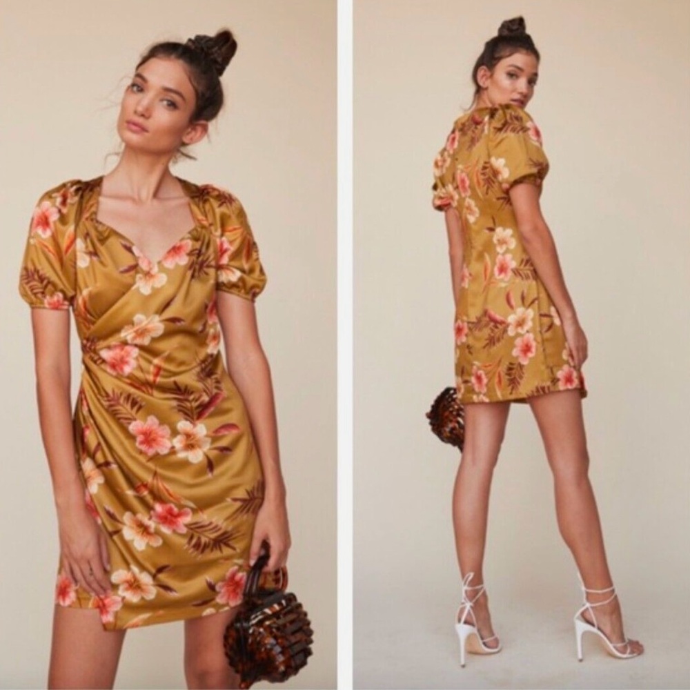 Floral Puff Sleeve Dress